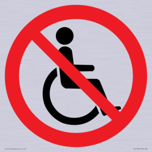 P914 Prohibition: No disabled access